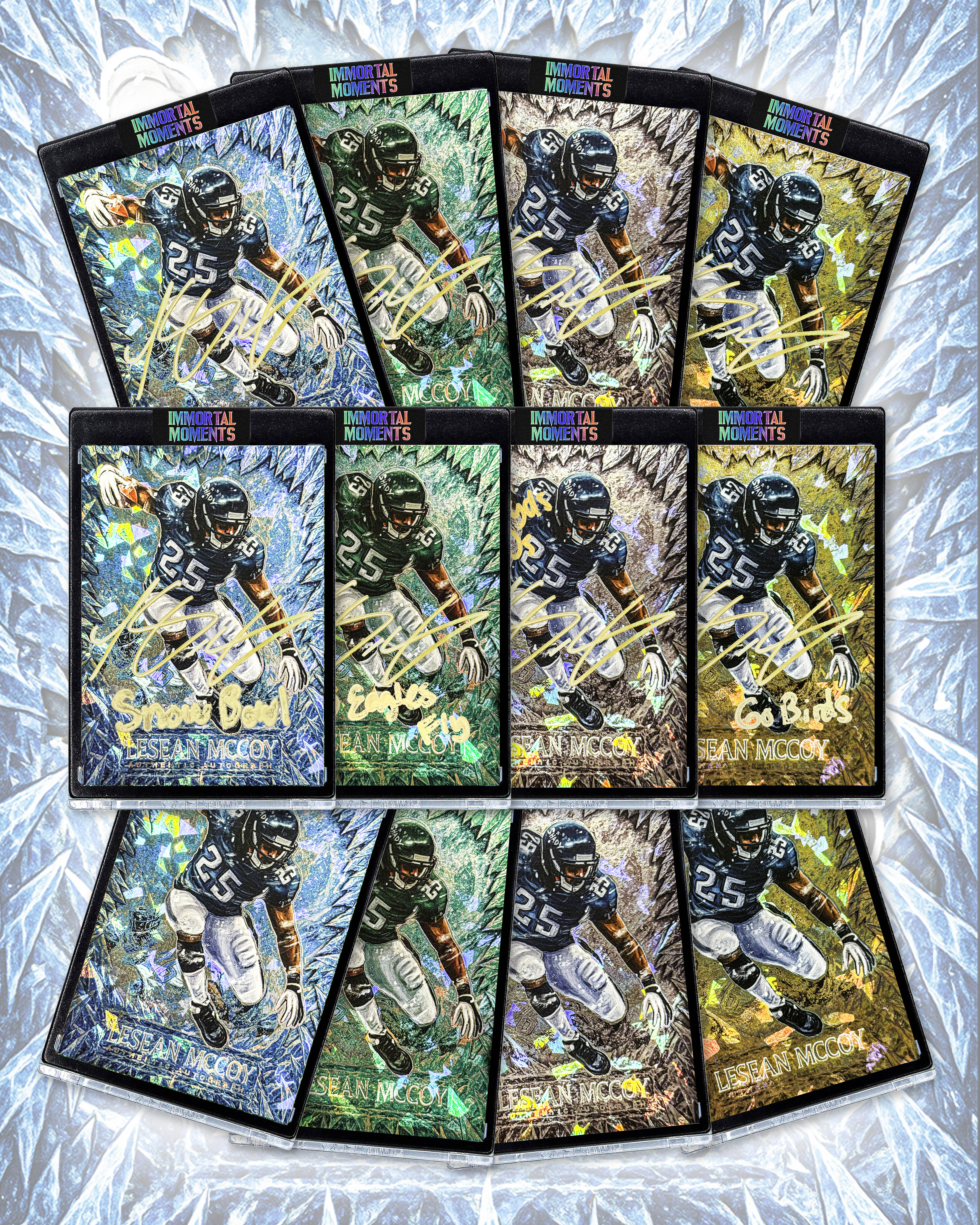 IMMORTAL MOMENTS™ LeSean McCoy "Snow Bowl" Collectible