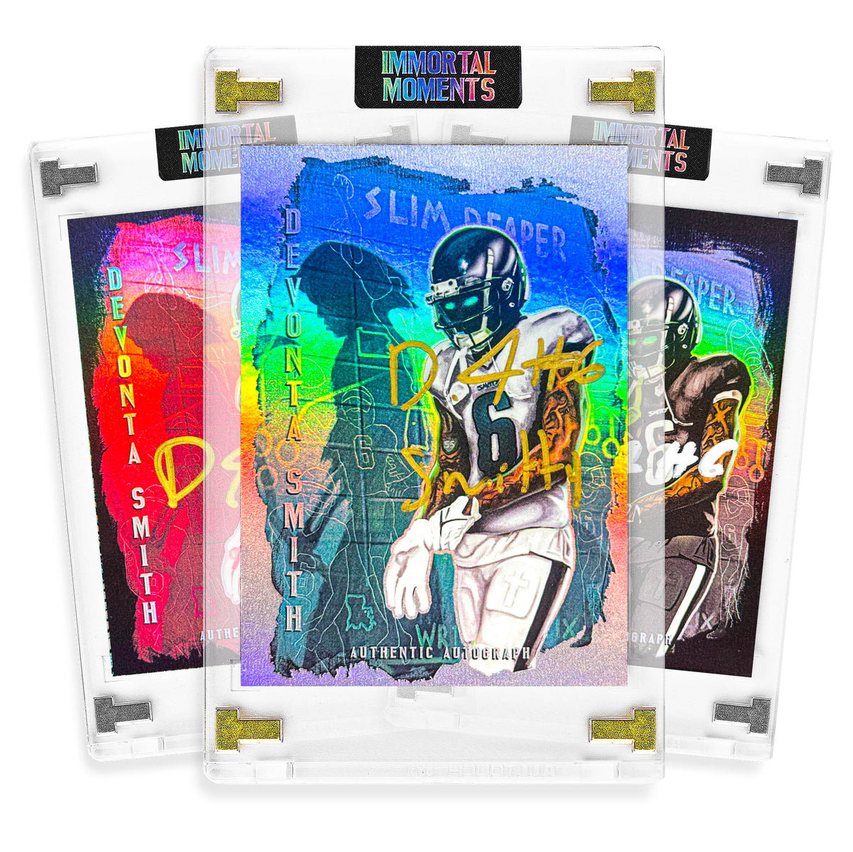 IMMORTAL MOMENTS™ DeVonta Smith "Phantom Six" Autograph Collectible