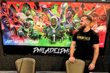 Philly Sports "Art With Energy" Banner - Spector Sports Art -