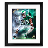 Saquon Barkley "Born To Run" Artist X Athlete Dual Autograph - Pre Order Opportunity