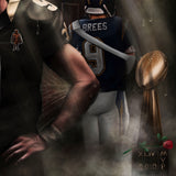 Drew Brees “THE SAINT” - Spector Sports Art -