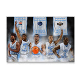 Roy Williams UNC "Point Guard Dynasty" - Spector Sports Art -