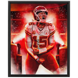 Patrick Mahomes “SHOWTIME” - Spector Sports Art - 16 X 20 Canvas / Framed