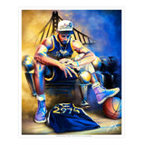"Chef Curry” - Spector Sports Art - 16 X 20 Art Print / Unframed