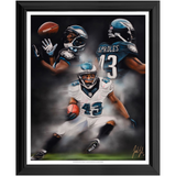 Darren Sproles "The Bullet" - Spector Sports Art - 16 X 20 Art Print / Framed