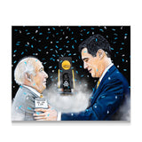 Villanova Basketball "Rollie Tribute" - Spector Sports Art - 16 X 20 Canvas / Unframed