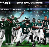 Eagles Legacy "On The Road To Victory" Canvas - Spector Sports Art -