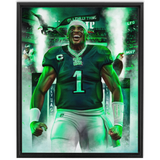 Jalen Hurts “Breed Of One” - Spector Sports Art - 16 X 20 Canvas / Framed