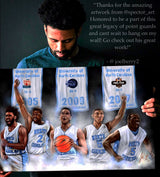 Roy Williams UNC "Point Guard Dynasty" - Spector Sports Art -