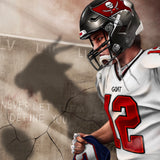 Tom Brady “GOAT” - Spector Sports Art -