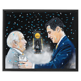 Villanova Basketball "Rollie Tribute" - Spector Sports Art - 16 X 20 Canvas / Framed