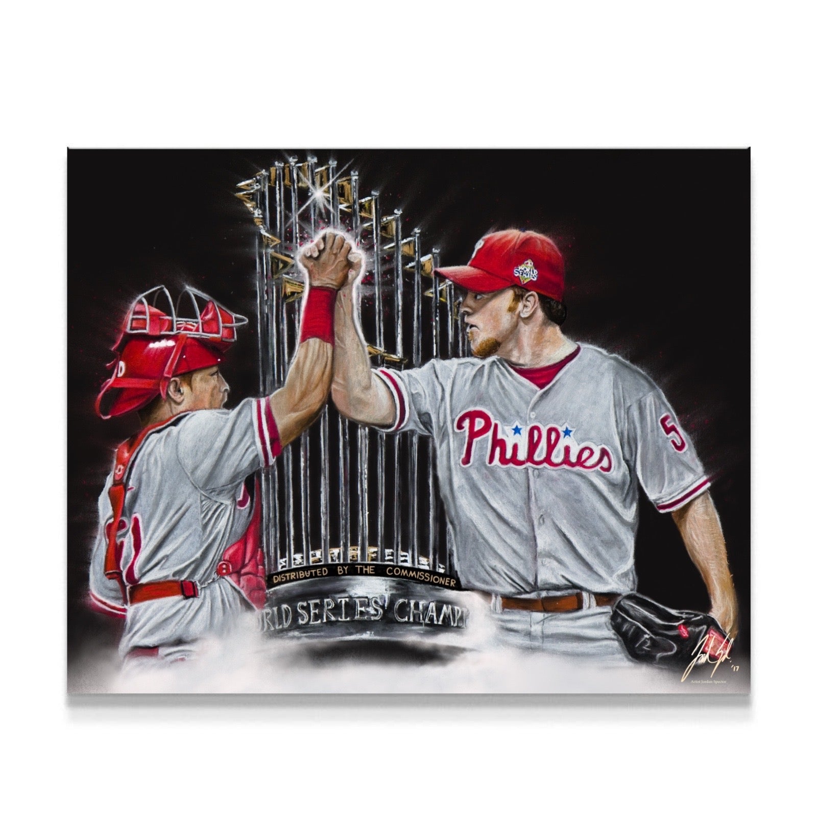 Philadelphia Phillies "Dynamic Duo" - Spector Sports Art -