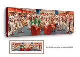 Philadelphia Phillies Dream Scene By Jamie Cooper - Spector Sports Art - 16 X 58 Legacy Canvas / No Frame