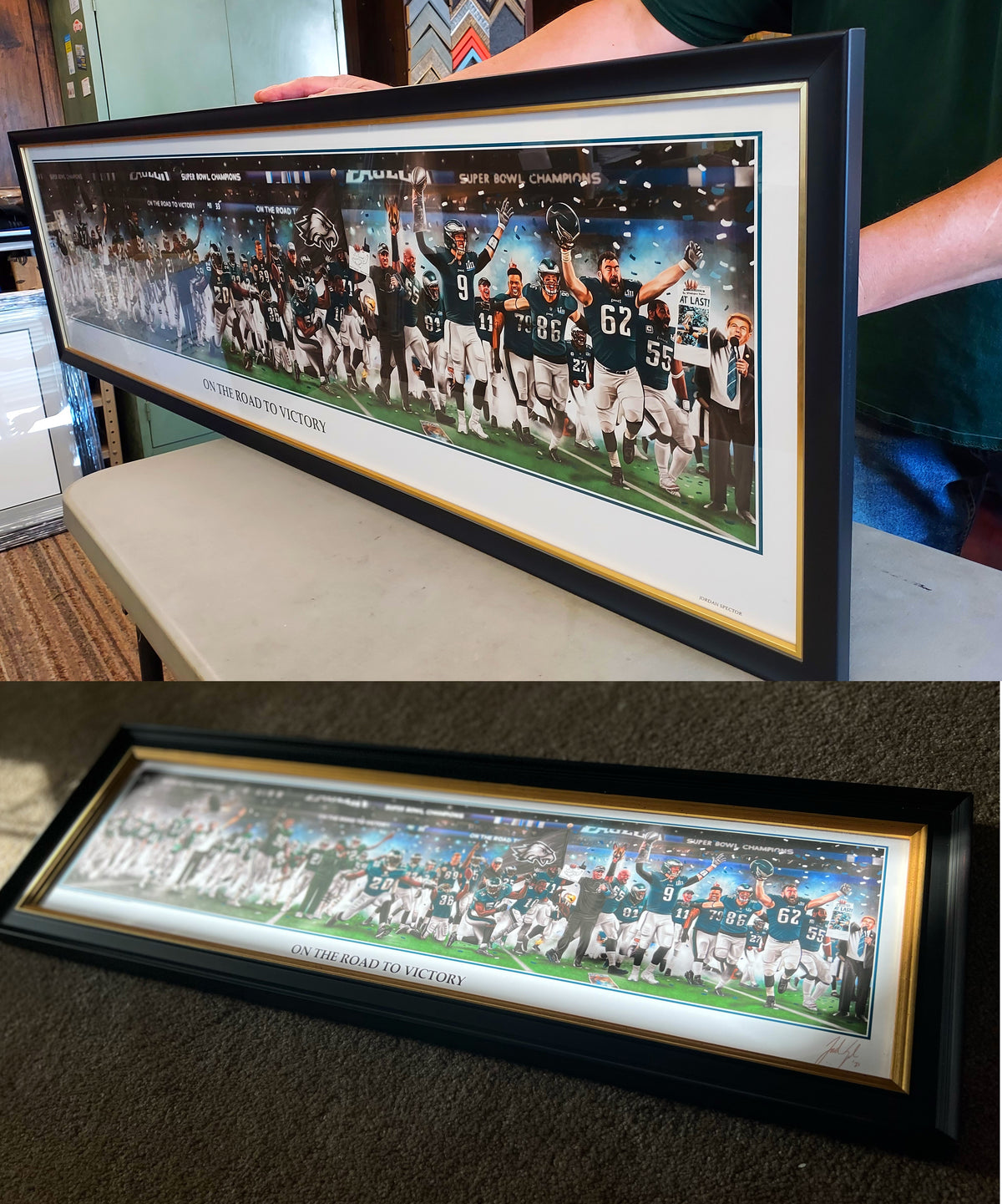 FRAME UPGRADE | 6.5x24 OR 17x60 - Spector Sports Art -