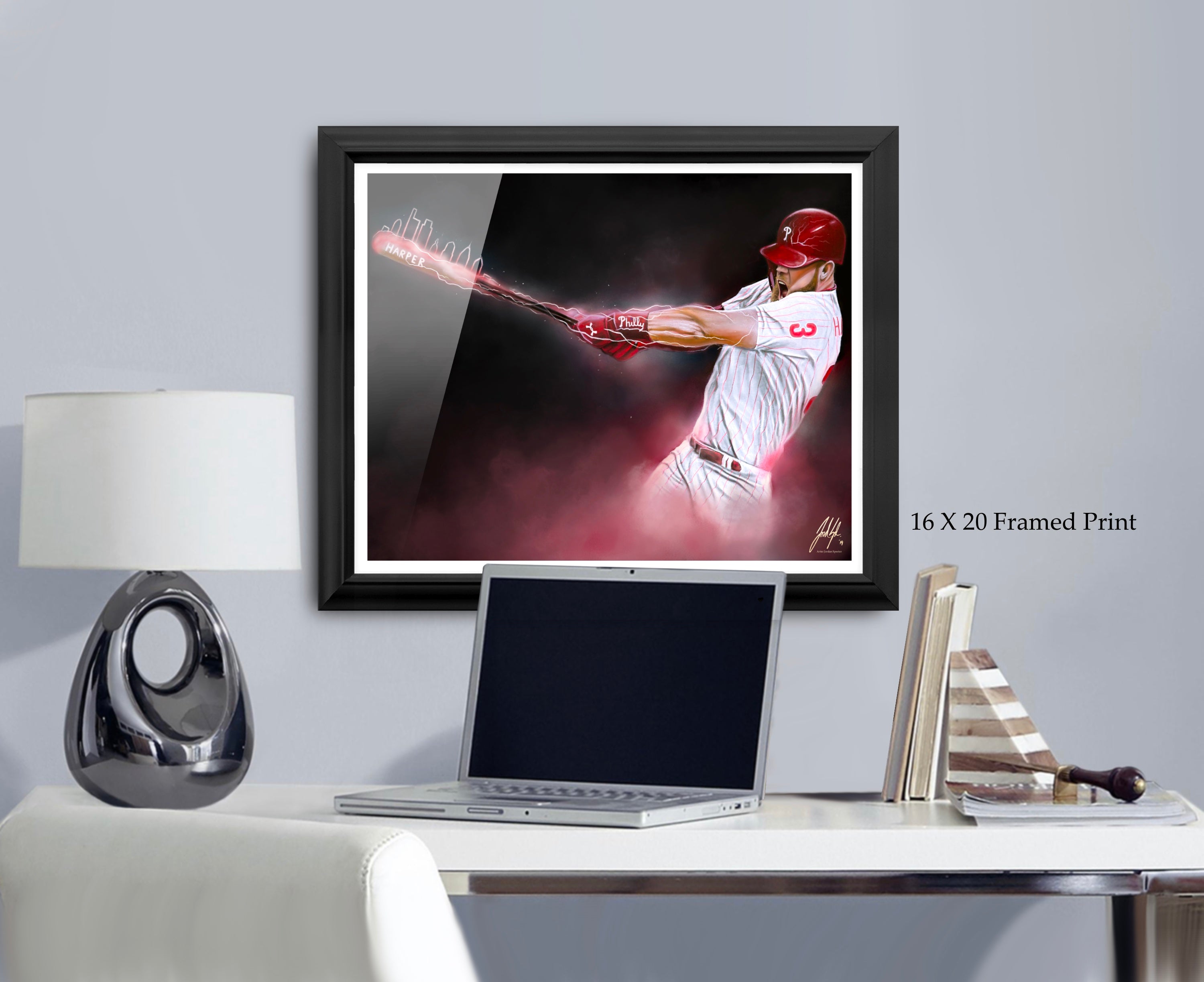Phillies Bryce Harper “Phully Loaded” - Spector Sports Art -