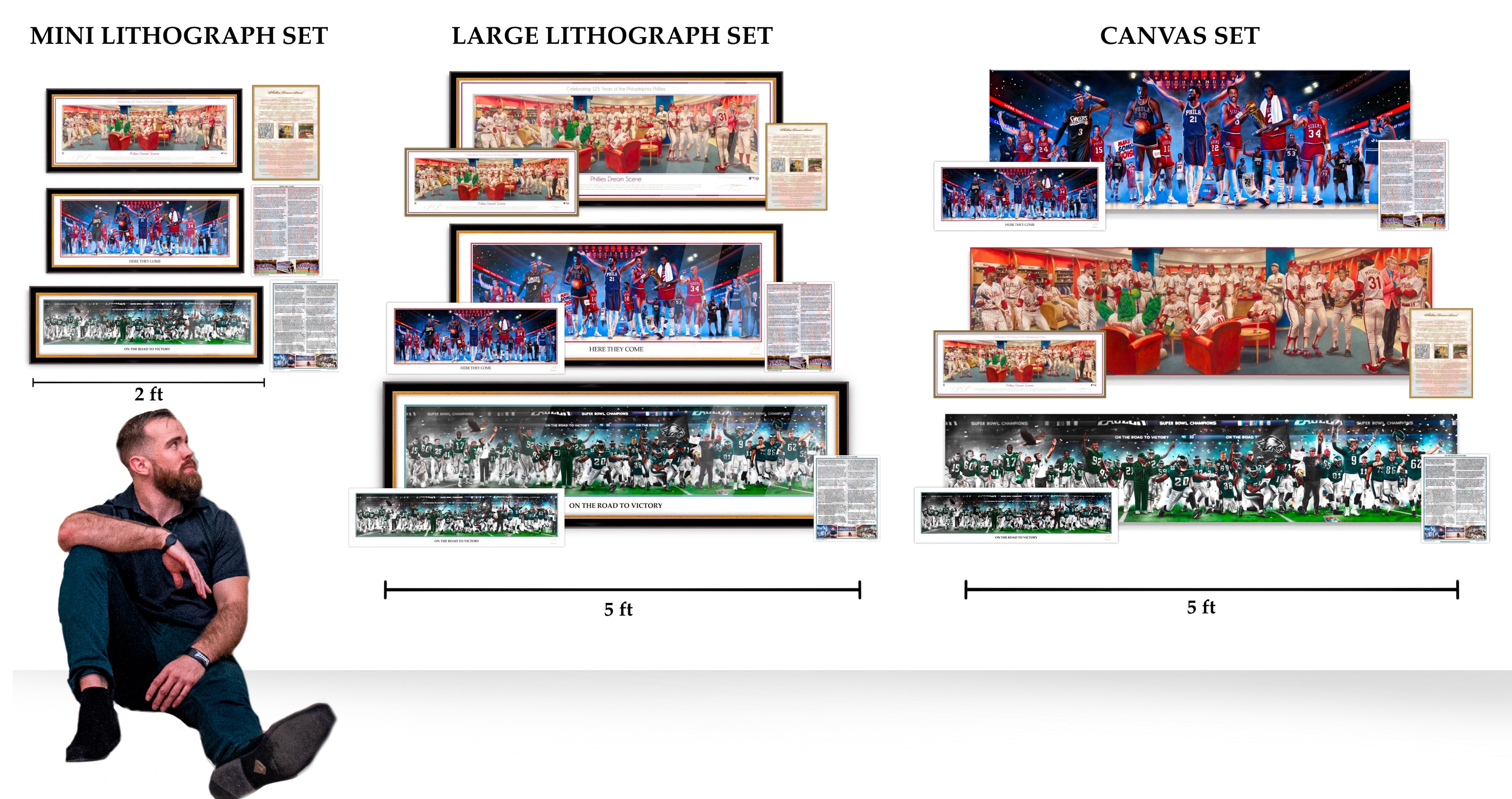 Philly Sports Legacy Collection - Spector Sports Art -