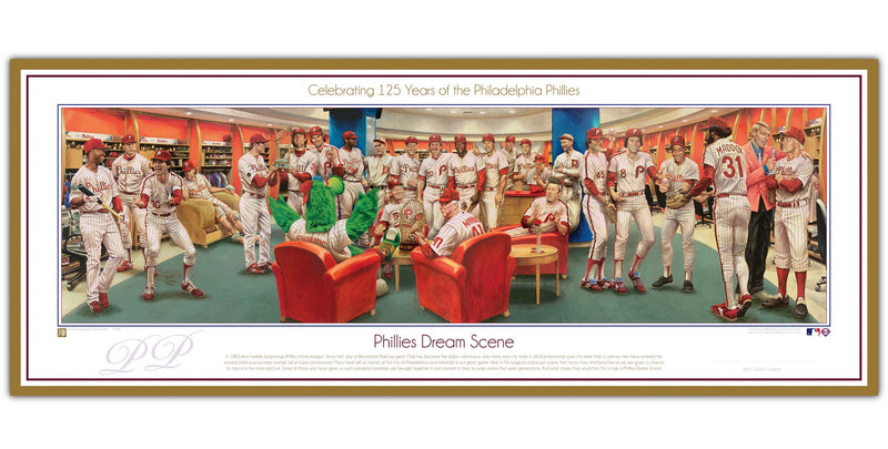 Philly Sports Legacy Collection - Spector Sports Art - Phillies Dream Scene / Mini Lithograph / No Frame