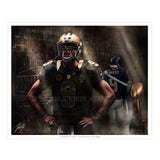 Drew Brees “THE SAINT” - Spector Sports Art - 16 X 20 Art Print / Unframed