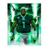Jalen Hurts “Breed Of One” - Spector Sports Art - 16 X 20 Art Print / Unframed
