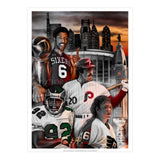 Philly Sports "Broad Street Boys" - Spector Sports Art -