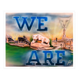 "We Are Penn State" - Spector Sports Art - 16 X 20 Art Print / Unframed