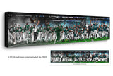 Eagles Legacy "On The Road To Victory" - Spector Sports Art - 12 X 60 Legacy Canvas / No Frame