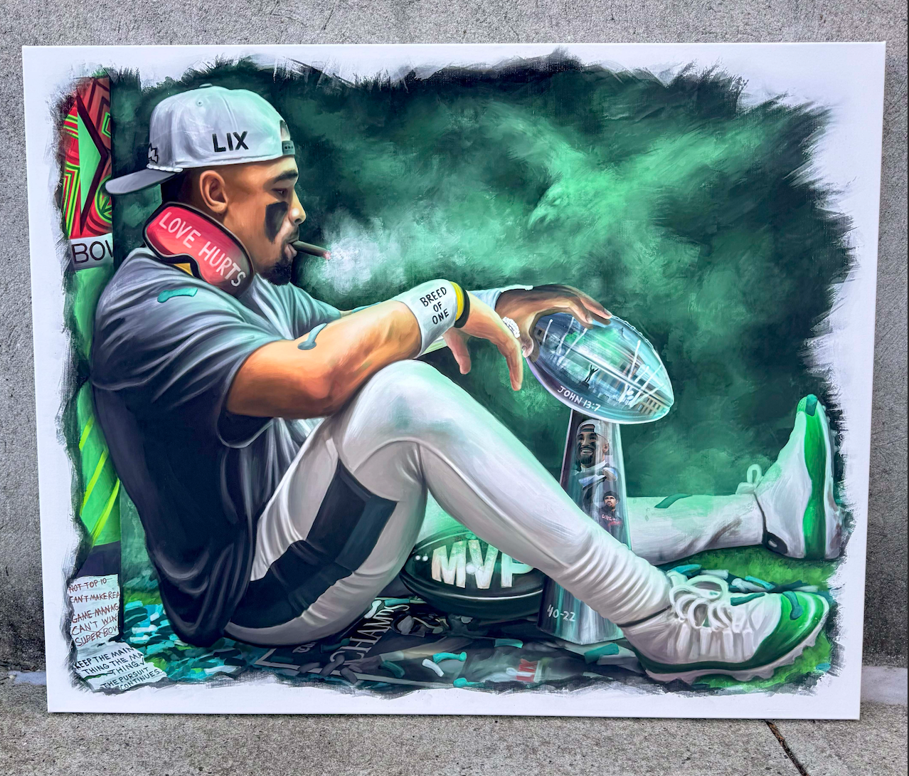 JALEN HURTS "KEEPING THE MAIN THING, THE MAIN THING"