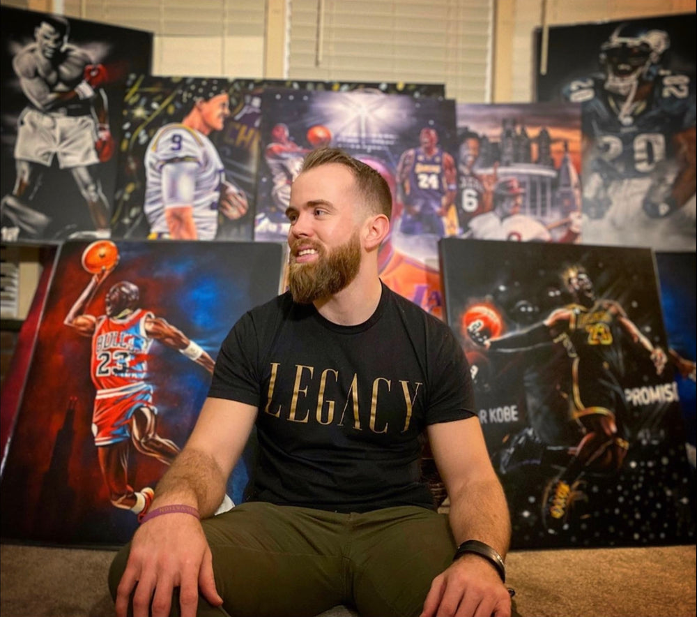 Man sitting with player canvas 1