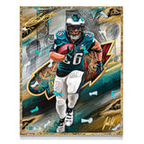 Saquon Barkley LIX Champion Artist X Athlete Dual Autograph - Pre Order Opportunity
