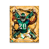 IMMORTALS™ BRIAN DAWKINS "RELENTLESS" LEGACY FINE ART EDITION – DUAL AUTOGRAPH