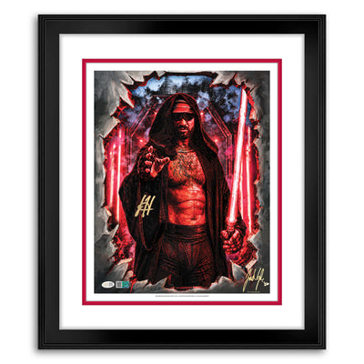 Josh Hokit "Darth Hok" Artist X Athlete Dual Autograph Art Print