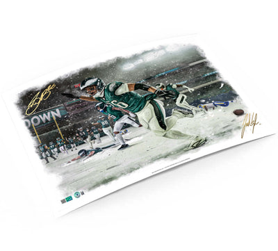 Saquon "HOUSE CALL" Artist X Athlete Dual Autograph | Pre-Sale Opportunity