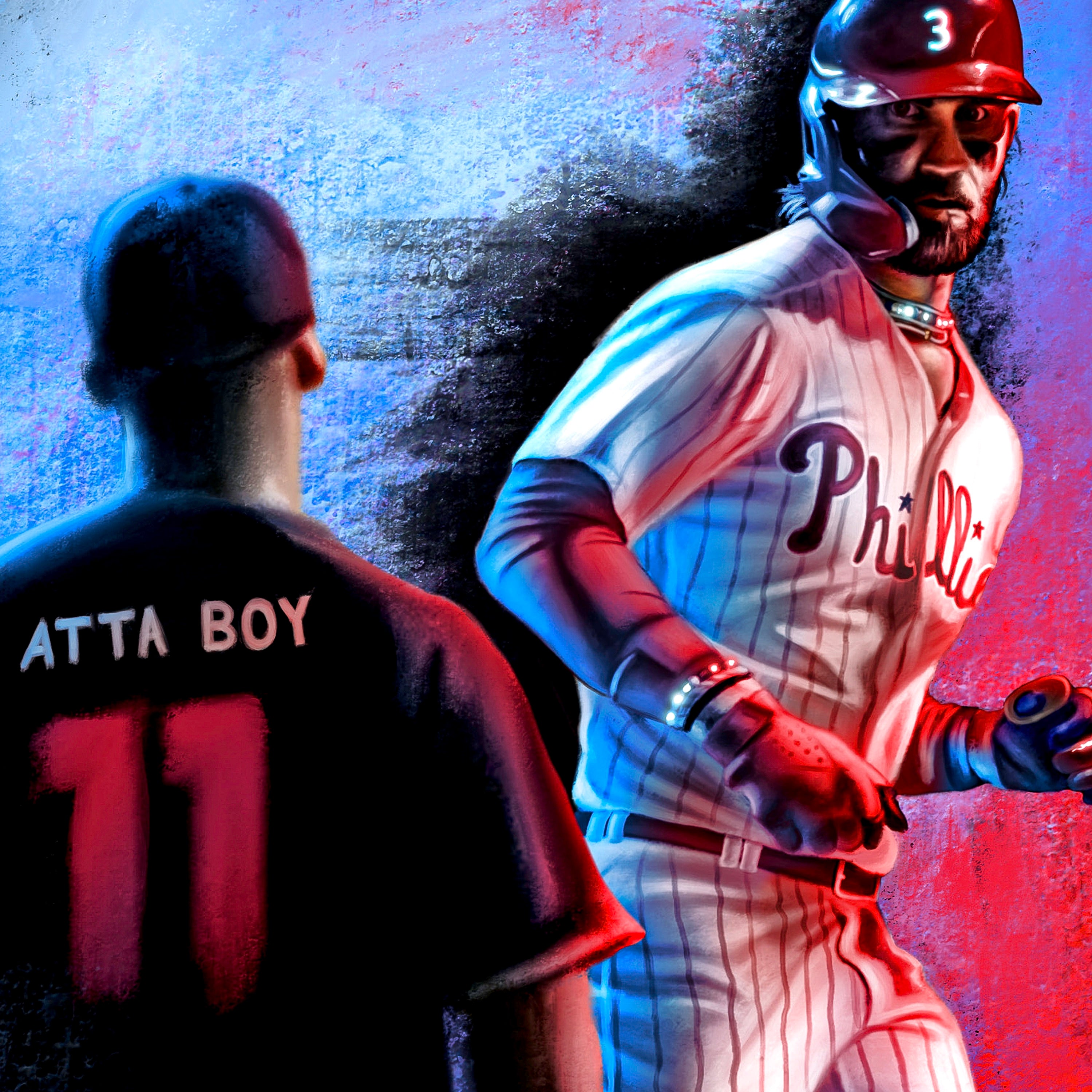 Bryce Harper "Atta Boy" - Spector Sports Art -