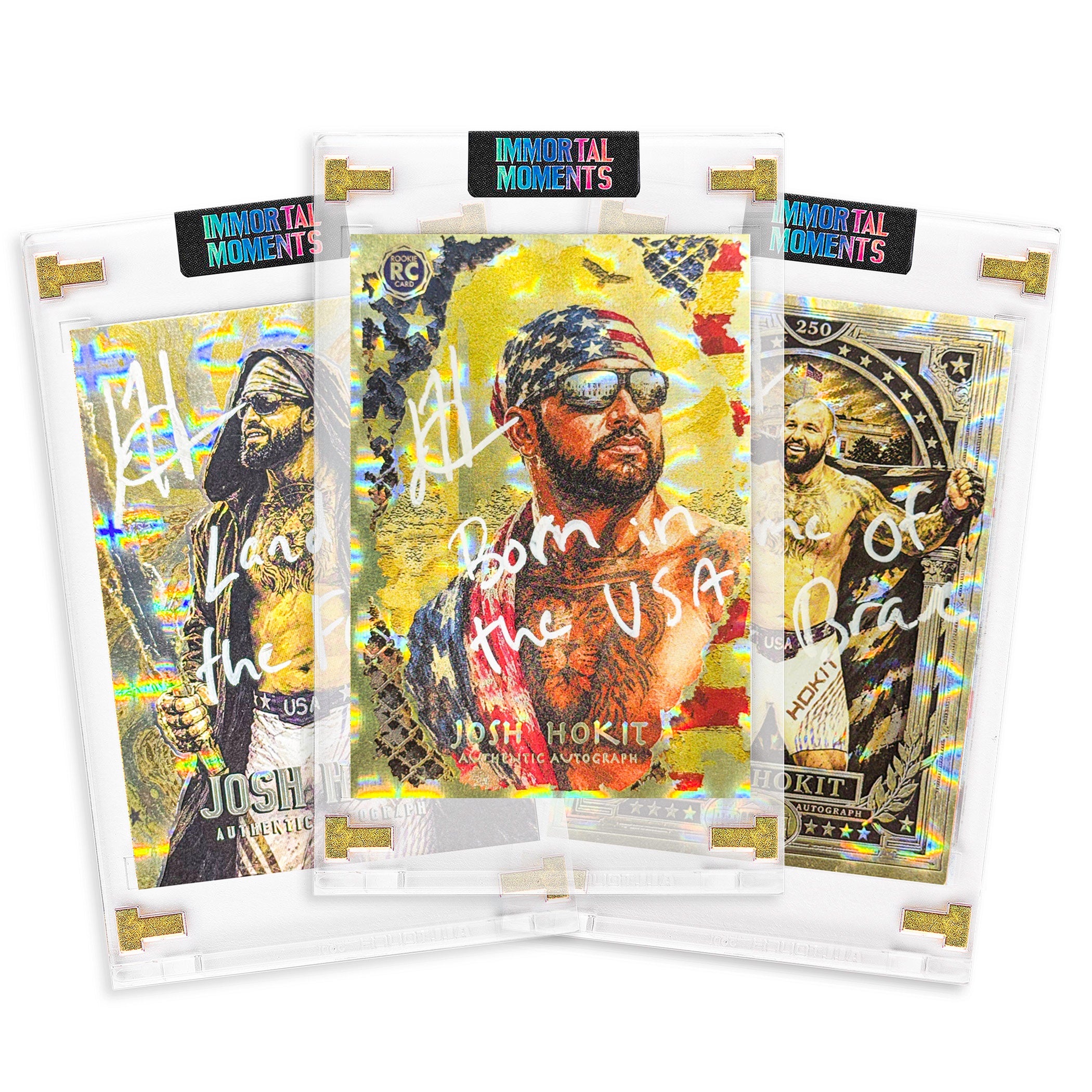 IMMORTAL MOMENTS™ "Freedom Forged" Josh Hokit Autograph Collectible