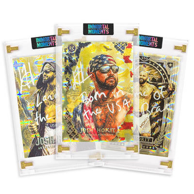 IMMORTAL MOMENTS™ "Freedom Forged" Josh Hokit Autograph Collectible