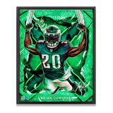 IMMORTALS™ BRIAN DAWKINS "RELENTLESS" LEGACY FINE ART EDITION – DUAL AUTOGRAPH