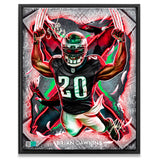 IMMORTALS™ BRIAN DAWKINS "RELENTLESS" LEGACY FINE ART EDITION – DUAL AUTOGRAPH