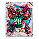 IMMORTALS™ BRIAN DAWKINS "RELENTLESS" LEGACY FINE ART EDITION – DUAL AUTOGRAPH