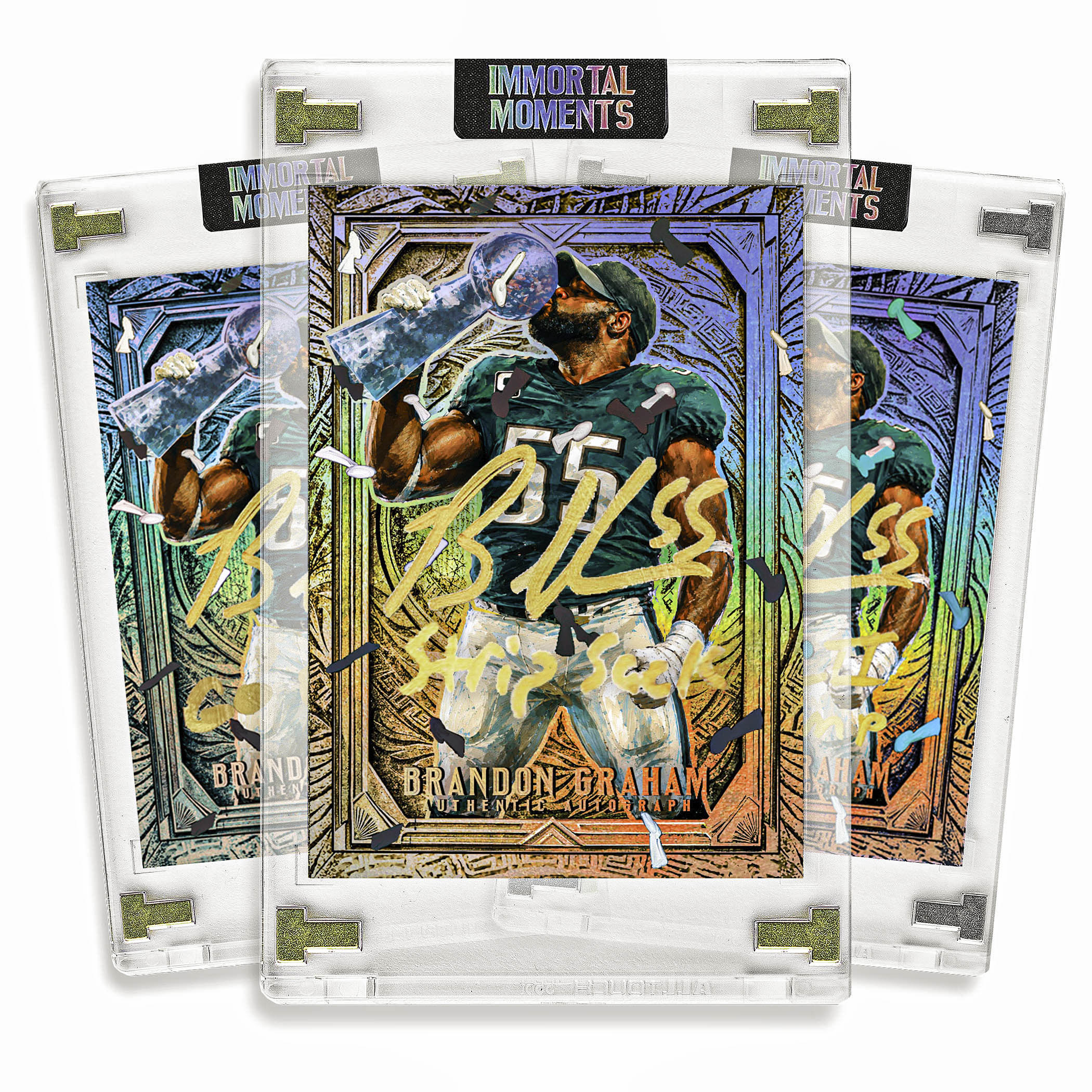 IMMORTAL MOMENTS™ BRANDON GRAHAM "DELIVERANCE" LII CHAMPIONS SET
