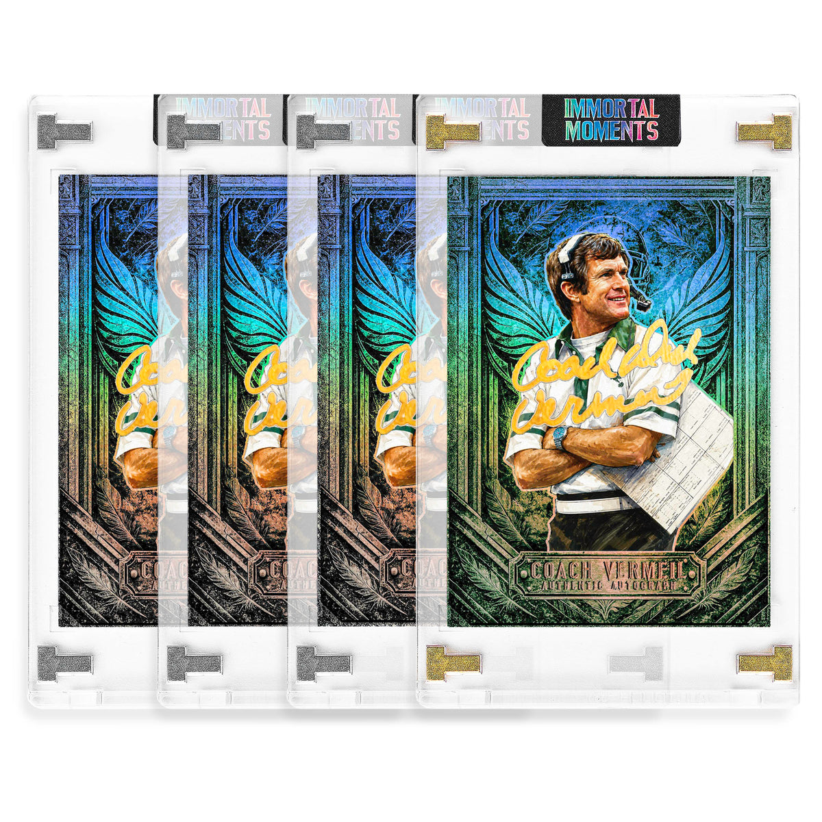 IMMORTAL MOMENTS™ DICK VERMEIL "THE PLAYERS COACH" PHILLY PHAME SET