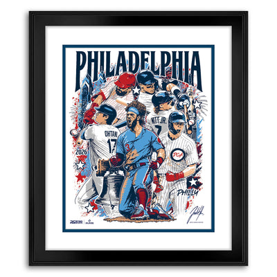 Philadelphia All Star Collaboration - Six Sluggers - Exclusive Print