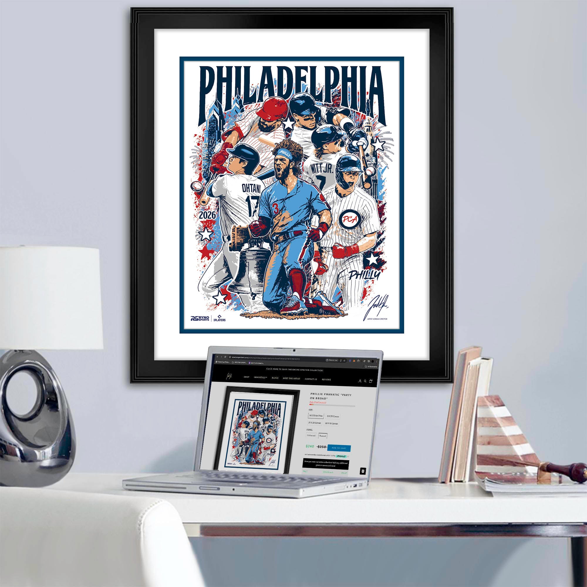 Philadelphia All Star Collaboration - Six Sluggers - Exclusive Print