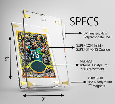 BRANDON GRAHAM "FOREVER 55" GAME WORN LIX RELIC COLLECTIBLE