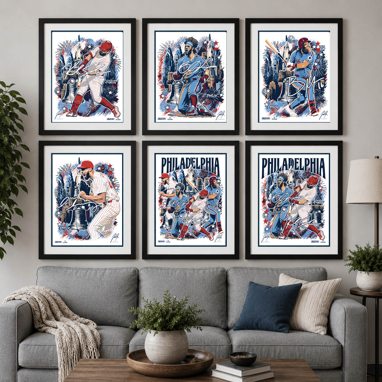 MLB Players All Star Collaboration - The Big Four - Exclusive Print