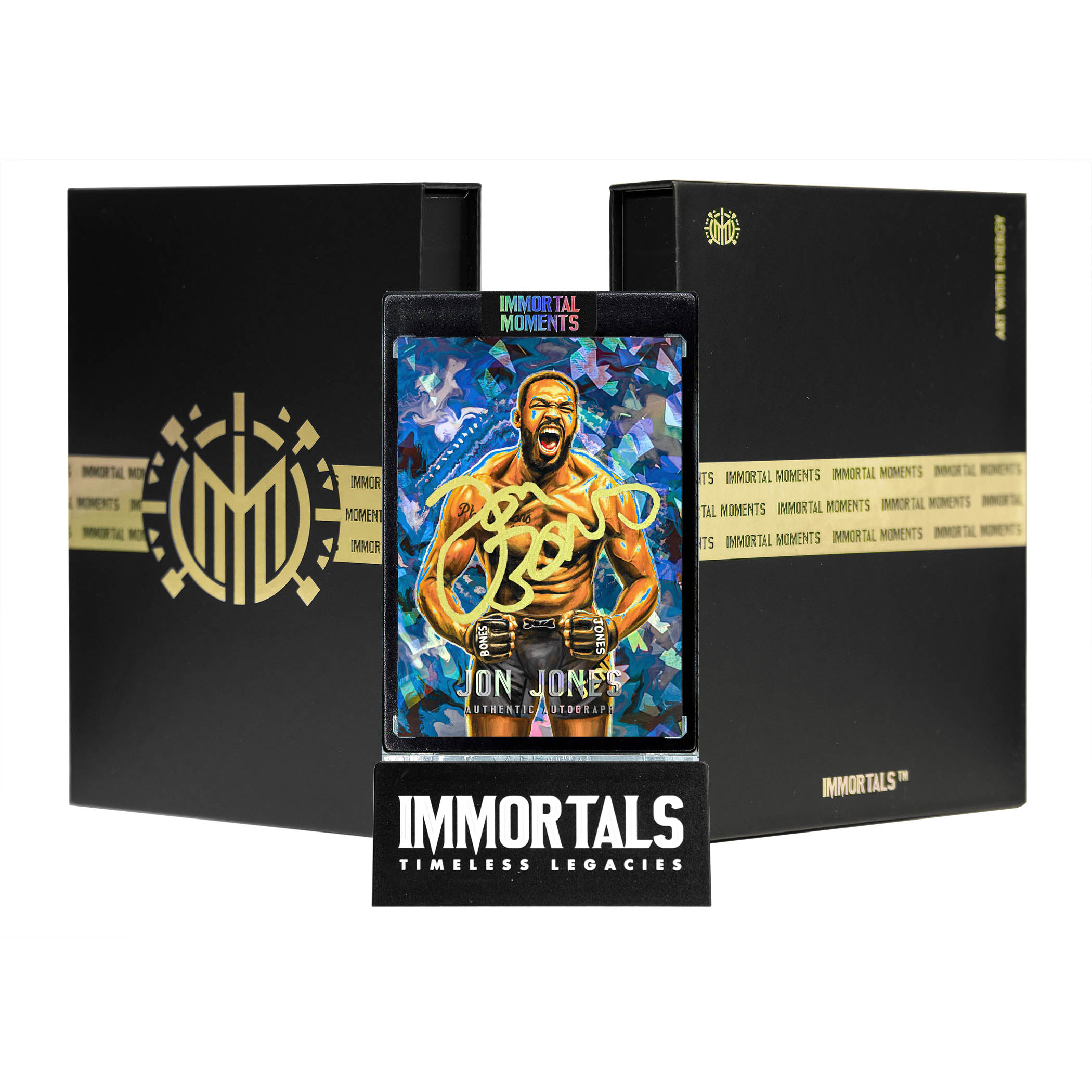 IMMORTAL MOMENTS™ Jon Jones "UNBEATABLE" Autograph Collectible