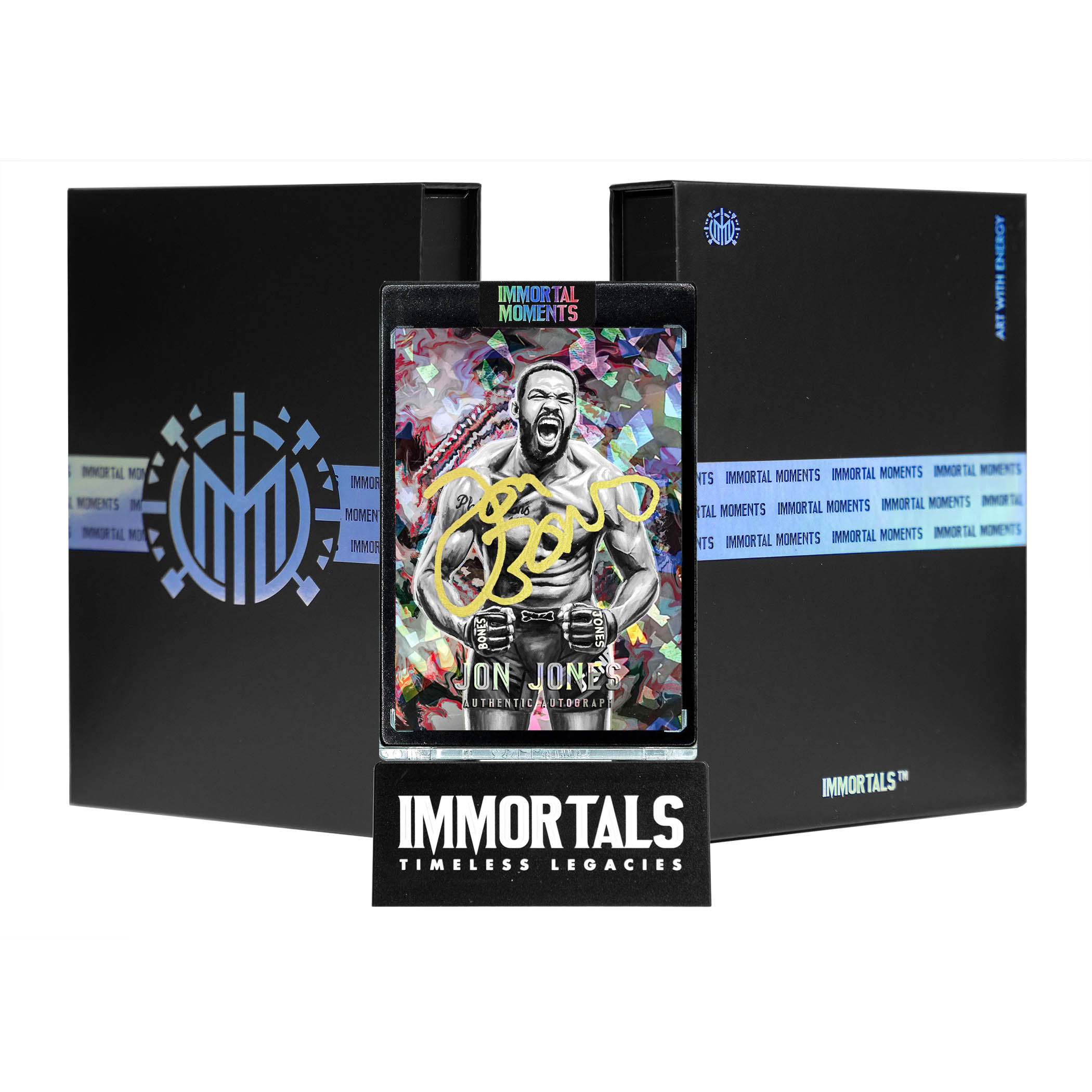 IMMORTAL MOMENTS™ Jon Jones "UNBEATABLE" Autograph Collectible