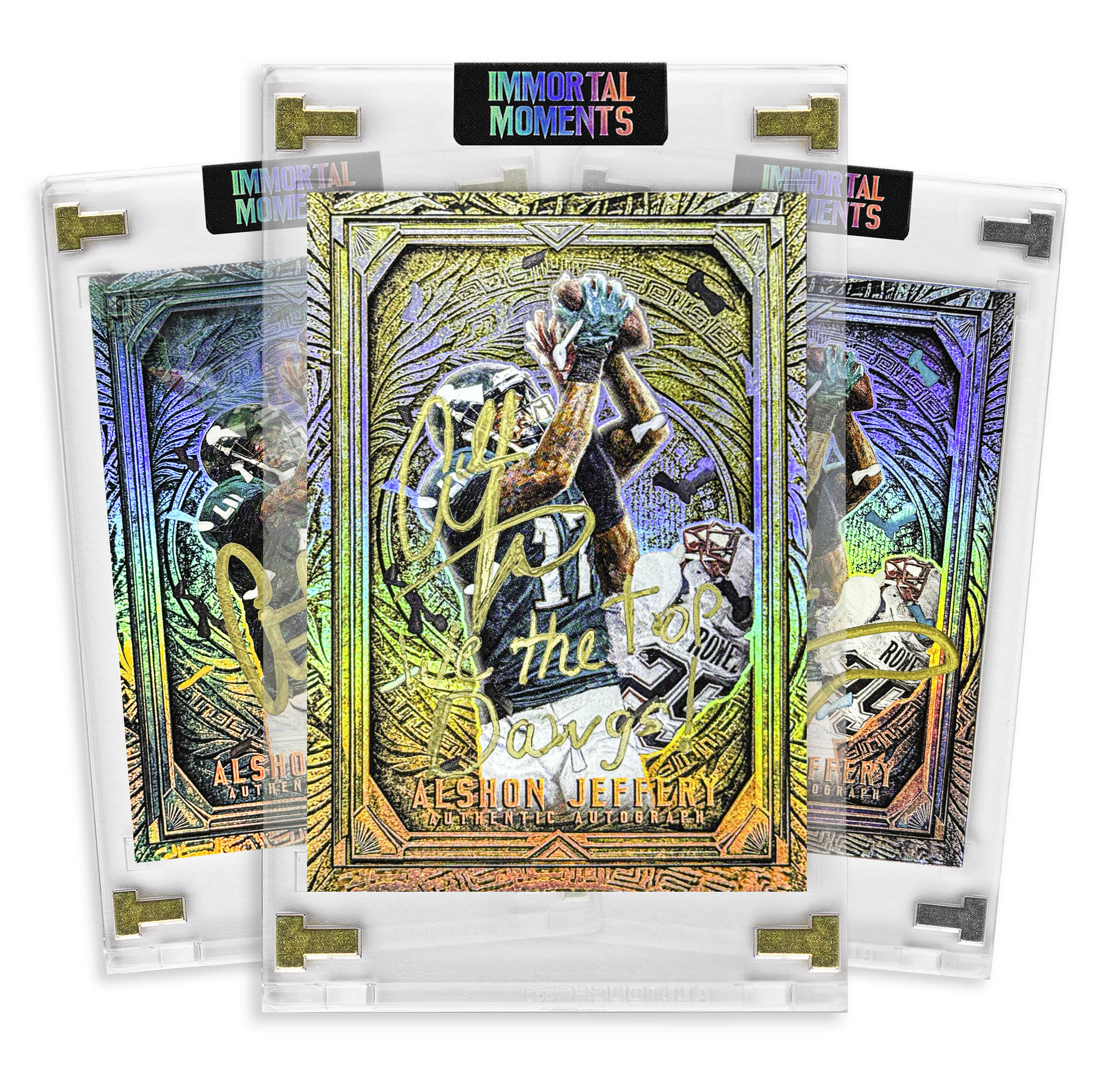 IMMORTAL MOMENTS™ ALSHON JEFFERY "THE CATCH" LII CHAMPIONS SET