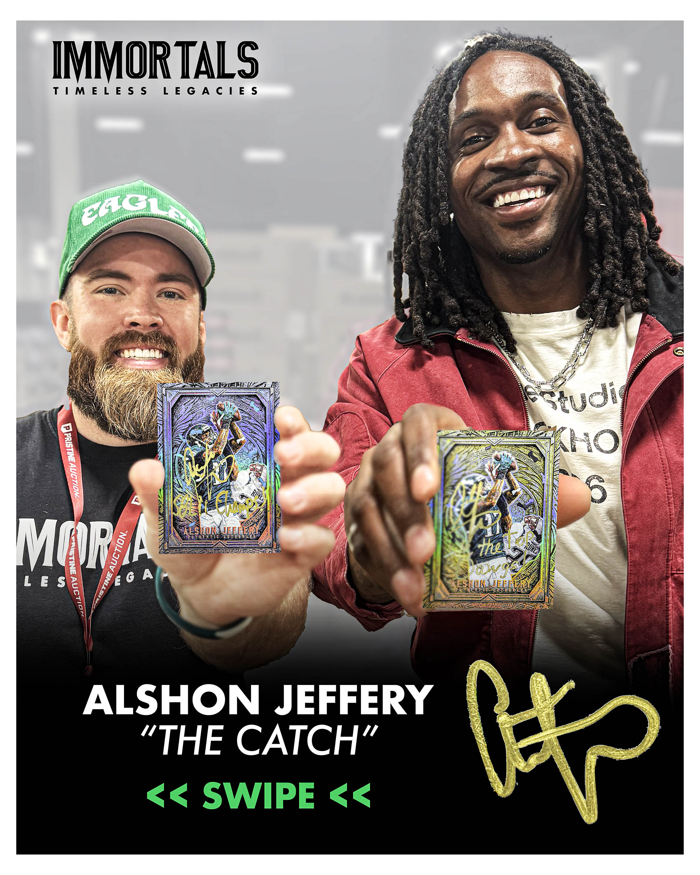 IMMORTAL MOMENTS™ ALSHON JEFFERY "THE CATCH" LII CHAMPIONS SET