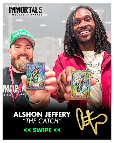 IMMORTAL MOMENTS™ ALSHON JEFFERY "THE CATCH" LII CHAMPIONS SET