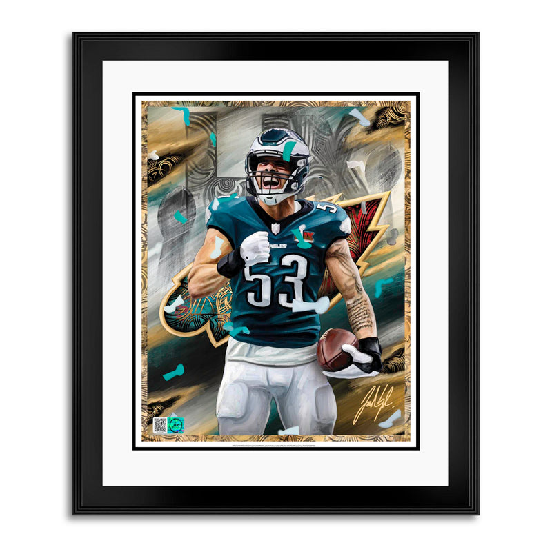 IMMORTAL MOMENTS™ ZACH BAUN "THE BALD EAGLE" LIX CHAMPIONS 8 x 10 Lithograph